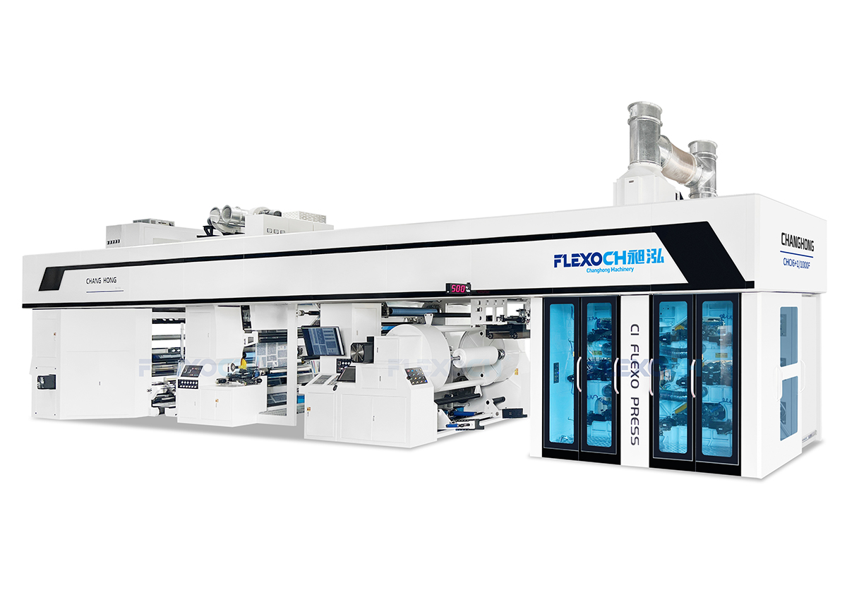 Gearless flexo printing press