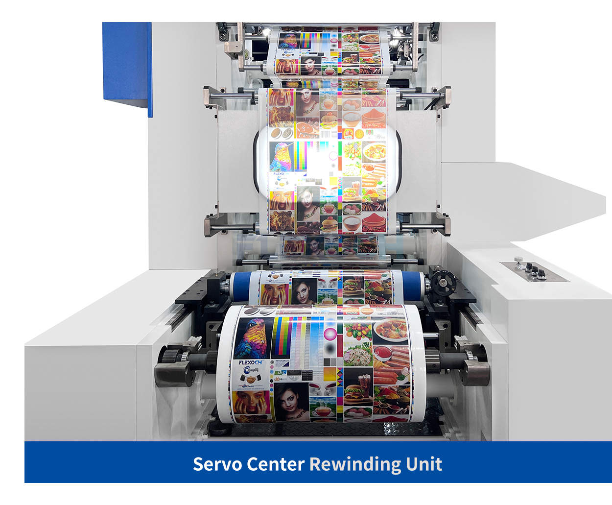 Servo Center Rewinding Unit