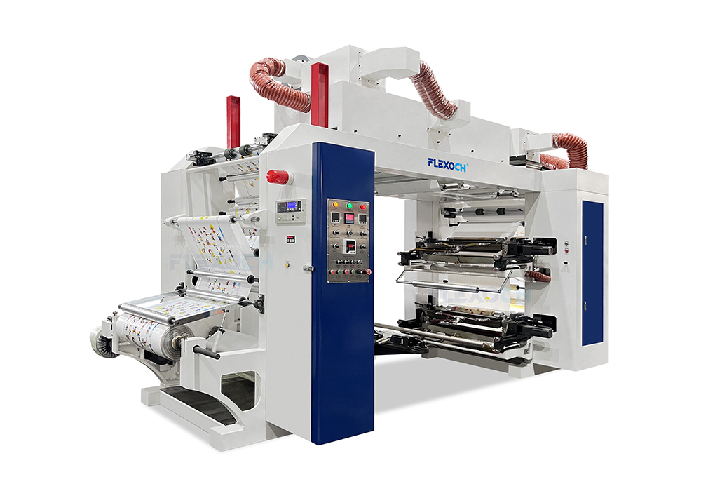 4 Color Stack Type Flexo Printing Machin