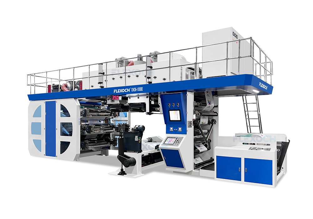 6 Color  CI Flexographic Printing machine