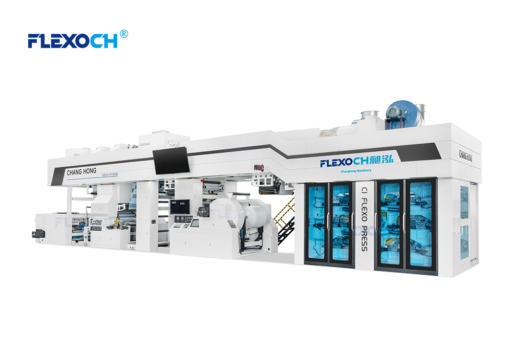 6 Color Gearless Flexo Printing Press