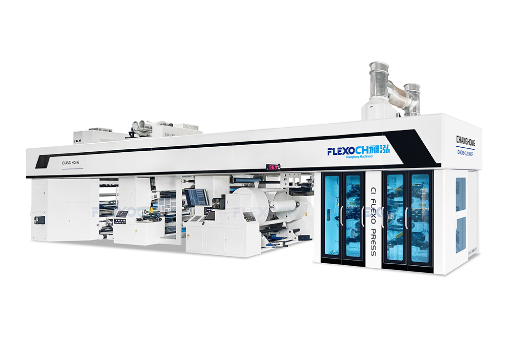 6 Color Gearless Flexographic Printing Machine