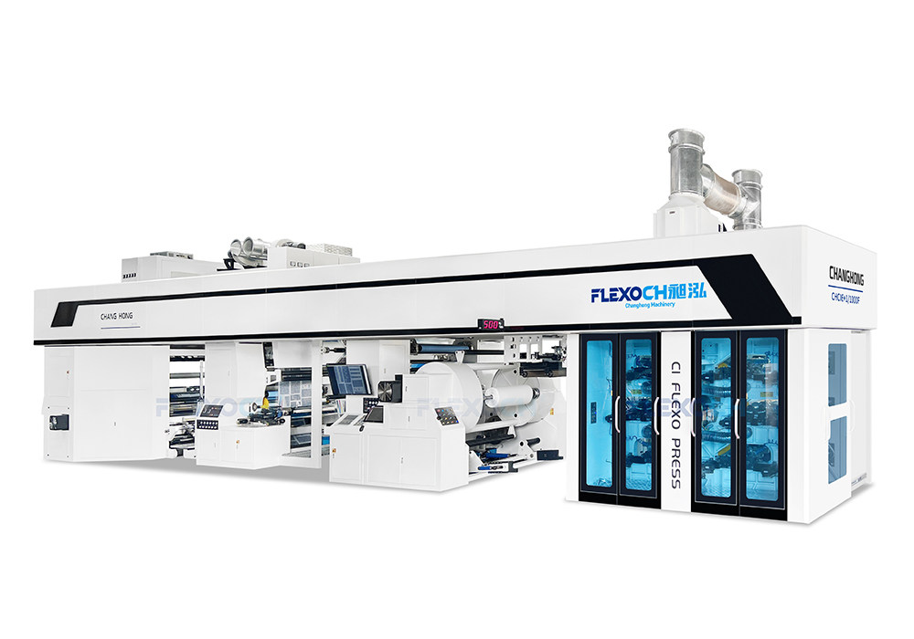 Máquina de impressão flexográfica CI sem engrenagens de 6 cores