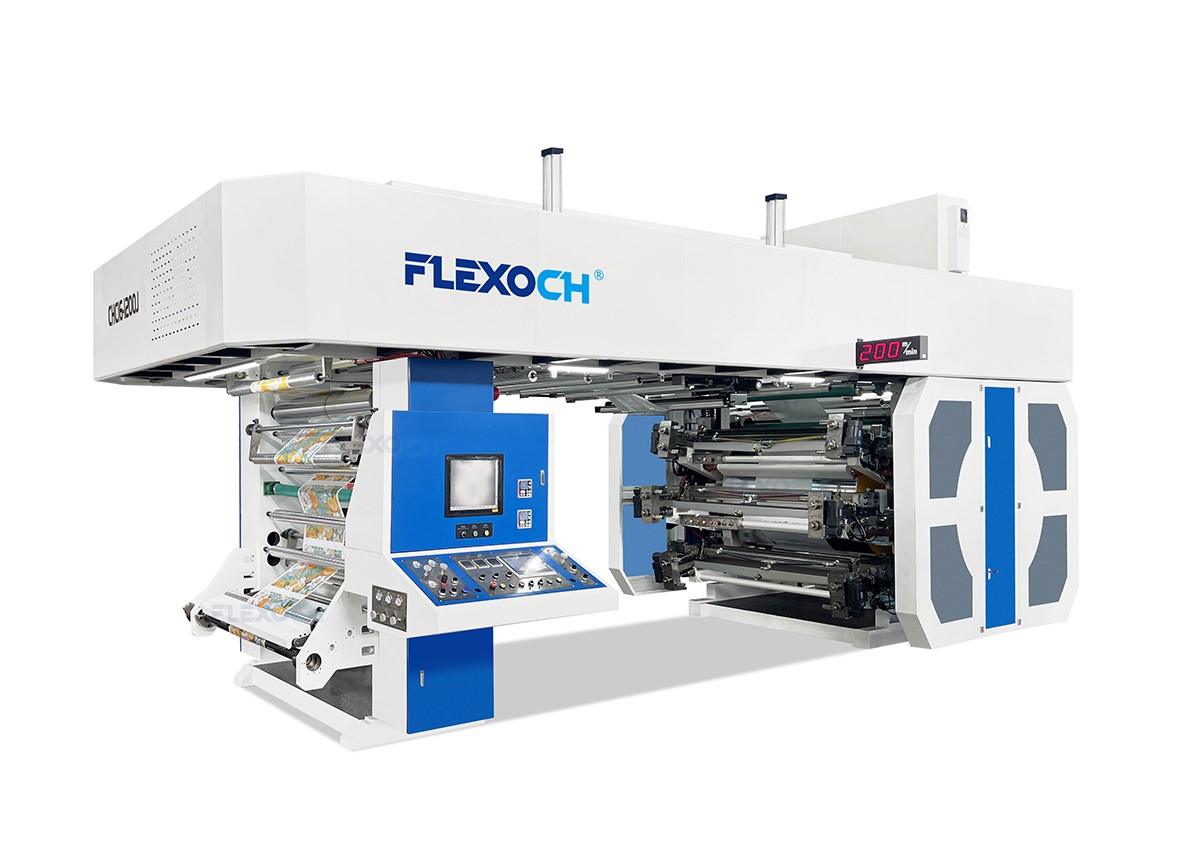 6 color flexo printing machine