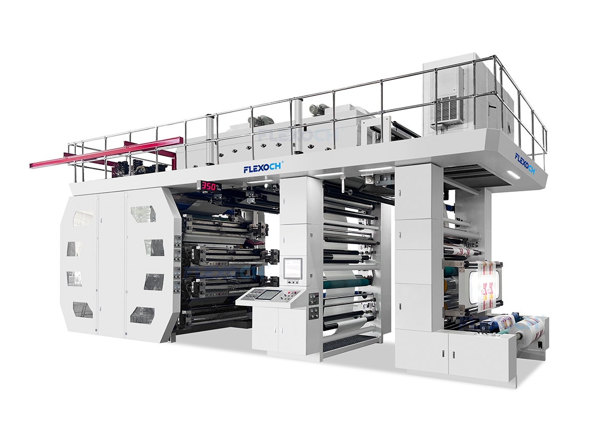 8 Color CI Flexo Printing Machine For Plastic bag /Food bag/Shopping bag