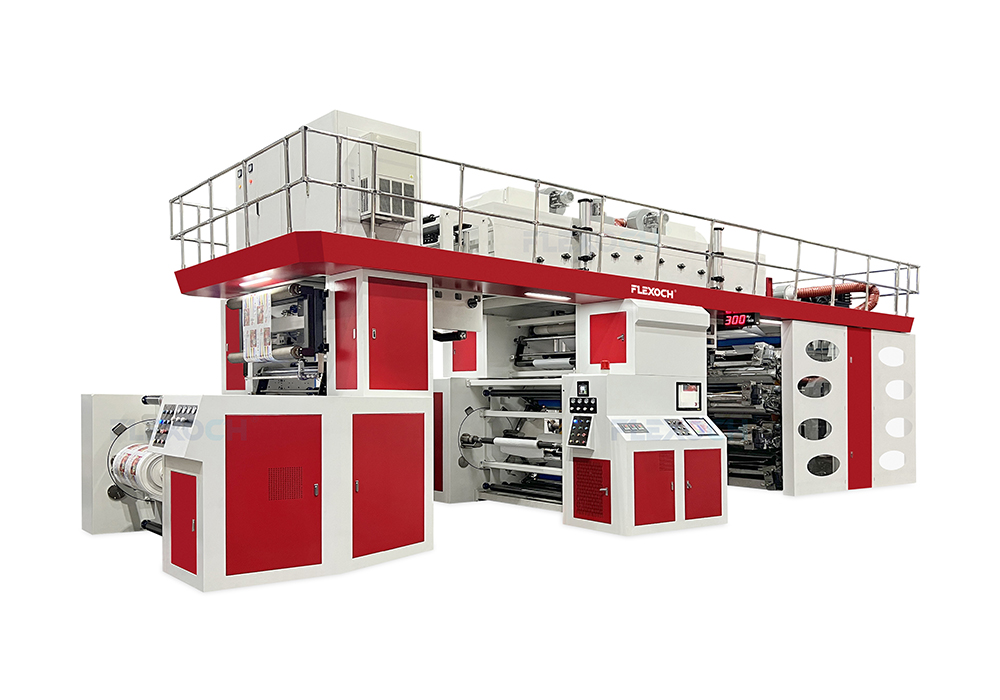 Máquina de impressão flexográfica CI de 8 cores