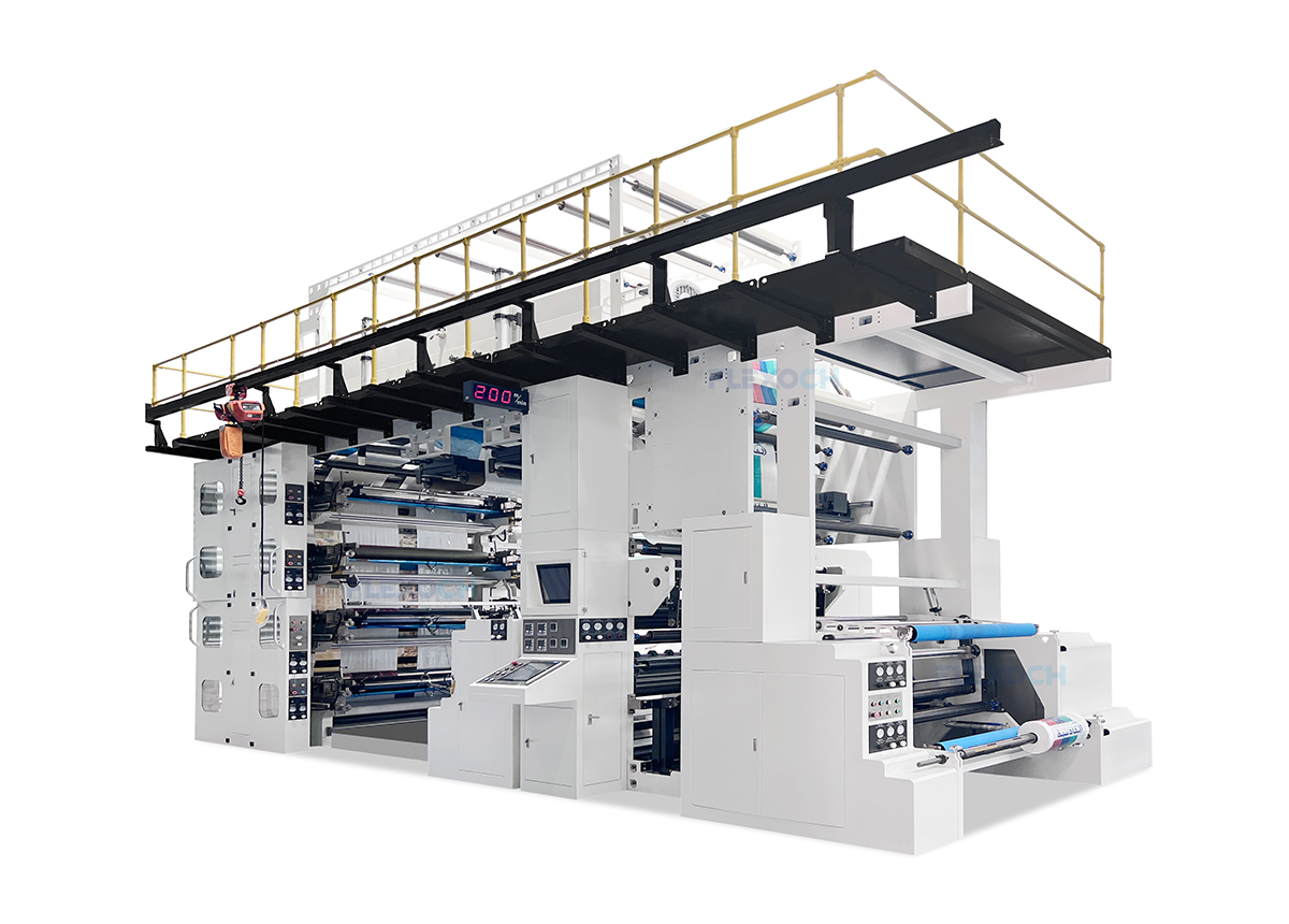 8 color flexo printing machine