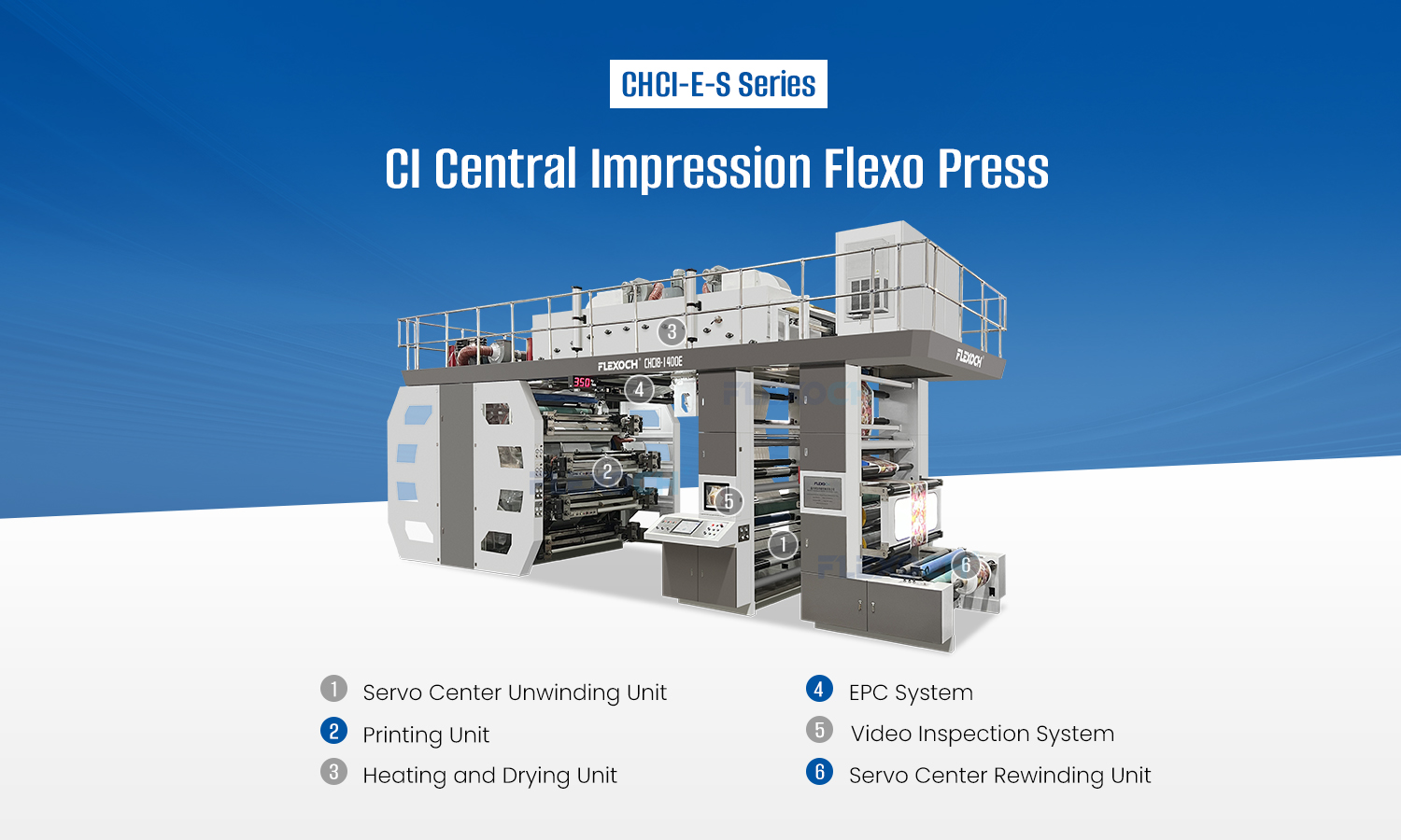 CI Central Impression Flexo Press