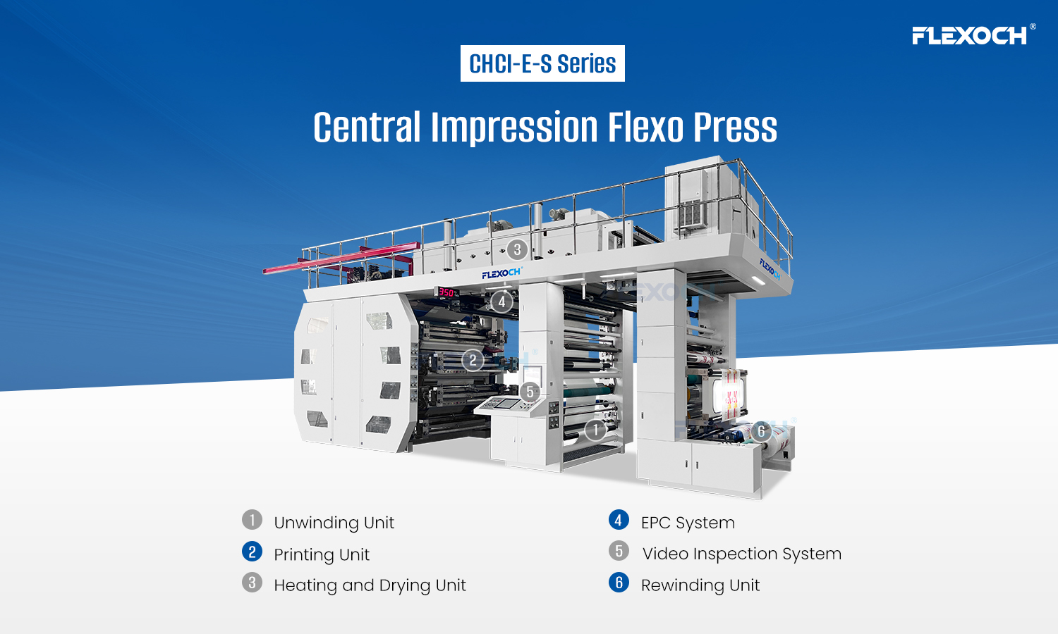 Central Impression Flexo Press