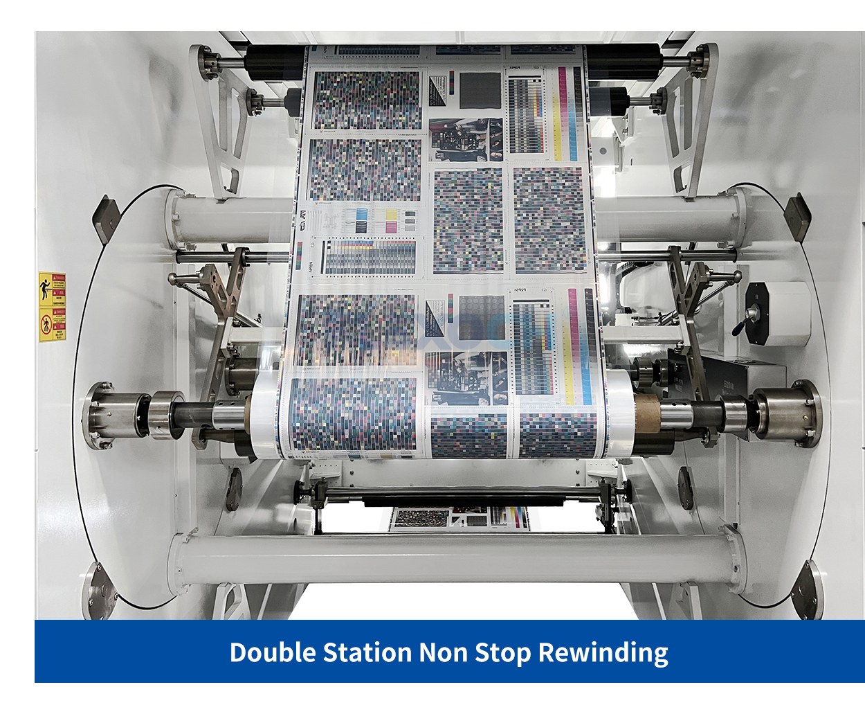 Double Station Non stop Rewinding