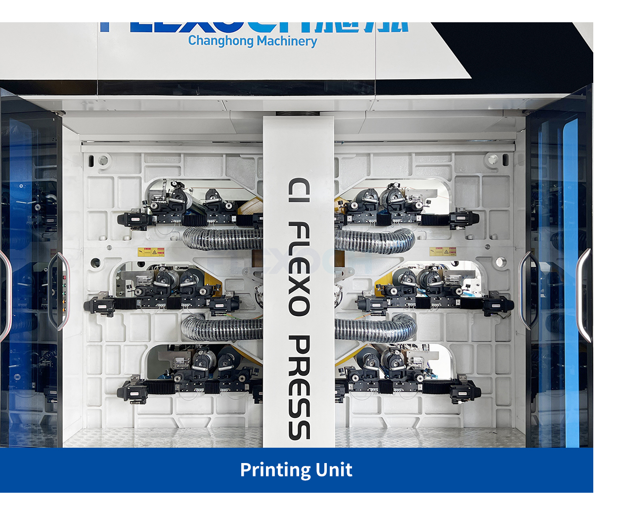 Gearless Flexo Printing Machine Printing Unit