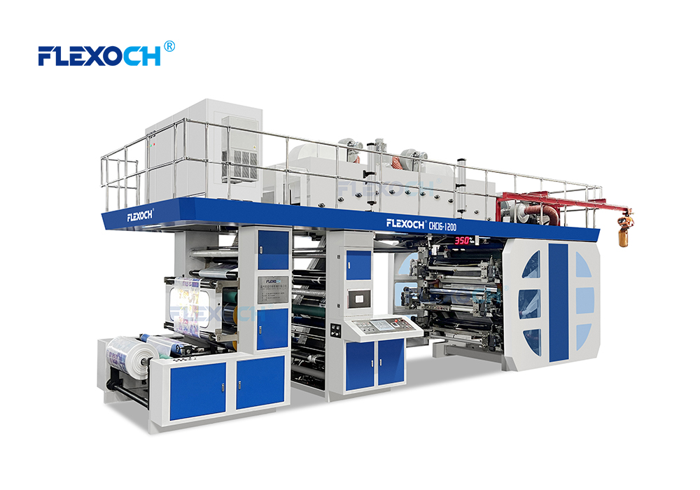 Máquina de impresión flexográfica CI de 6 colores