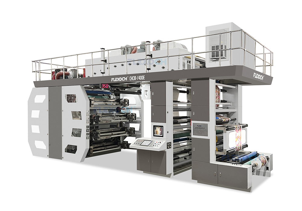 Plastic Central Drum Flexo Printing Machine