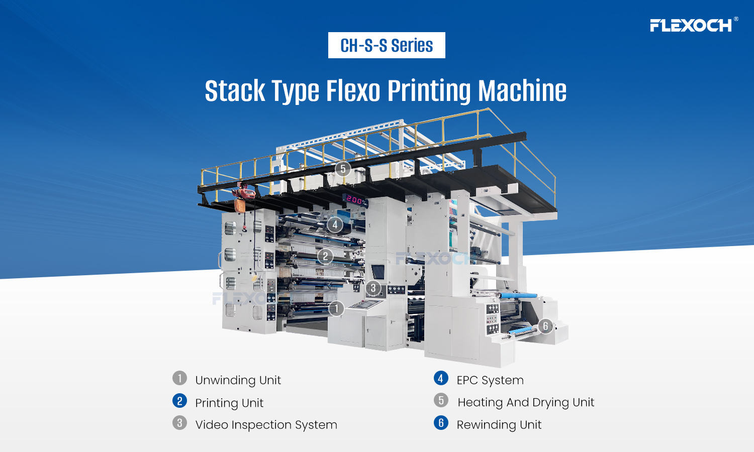 Stack Type Flexo Printing Machine