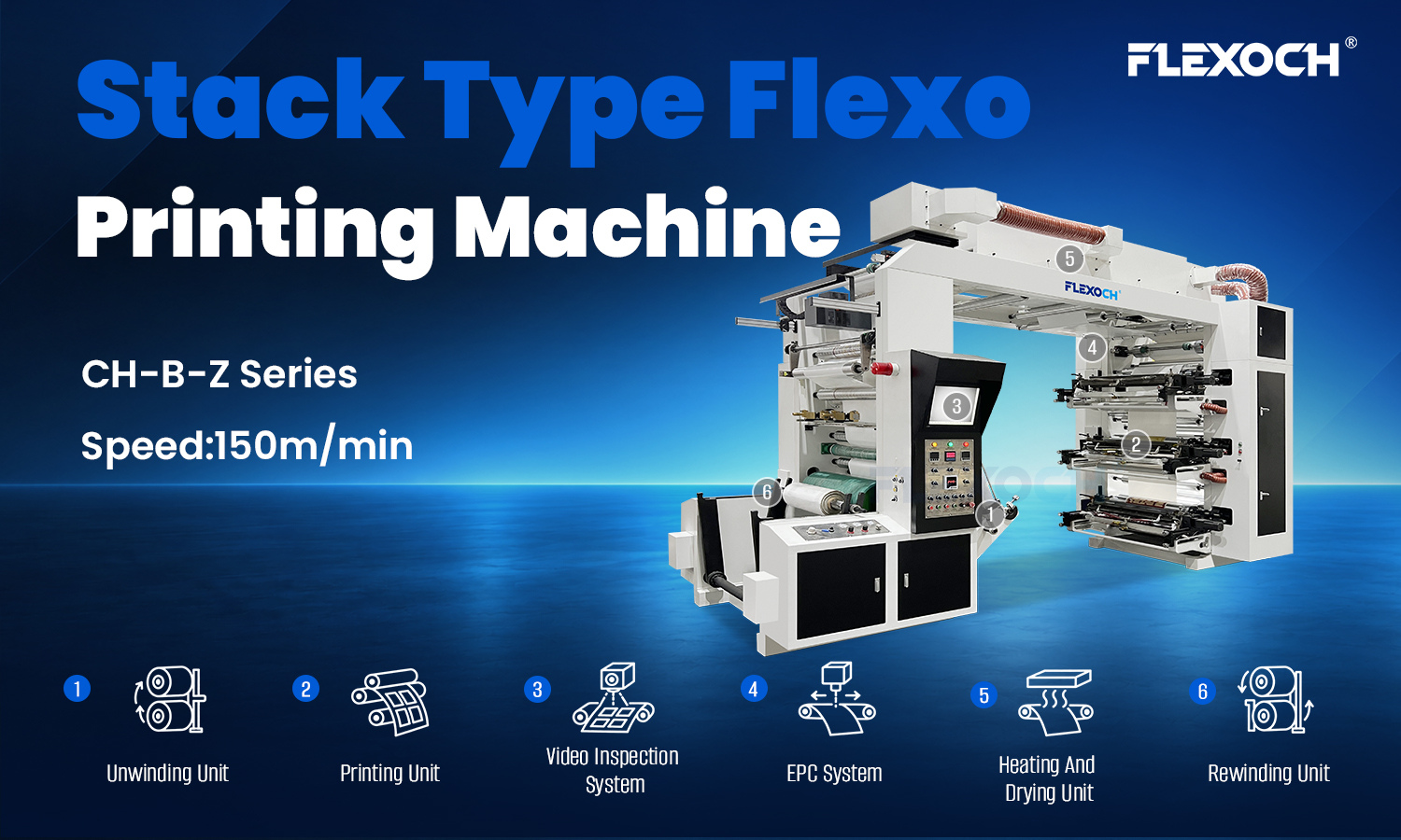 Stack Type Flexo Printing Machine