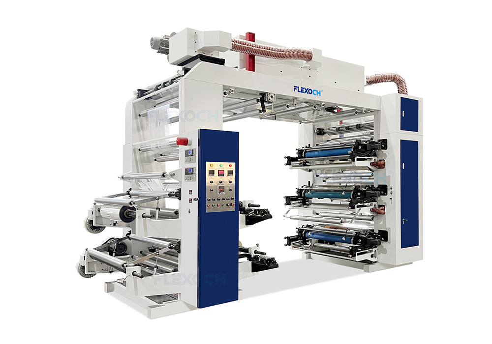 Μηχανή φλεξογραφικής εκτύπωσης τύπου στοίβας