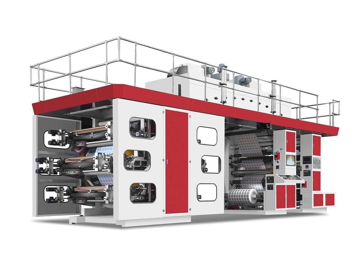 six colour flexo printing machine