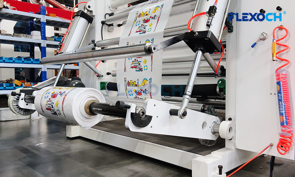 stack flexo Pneumatic unloading